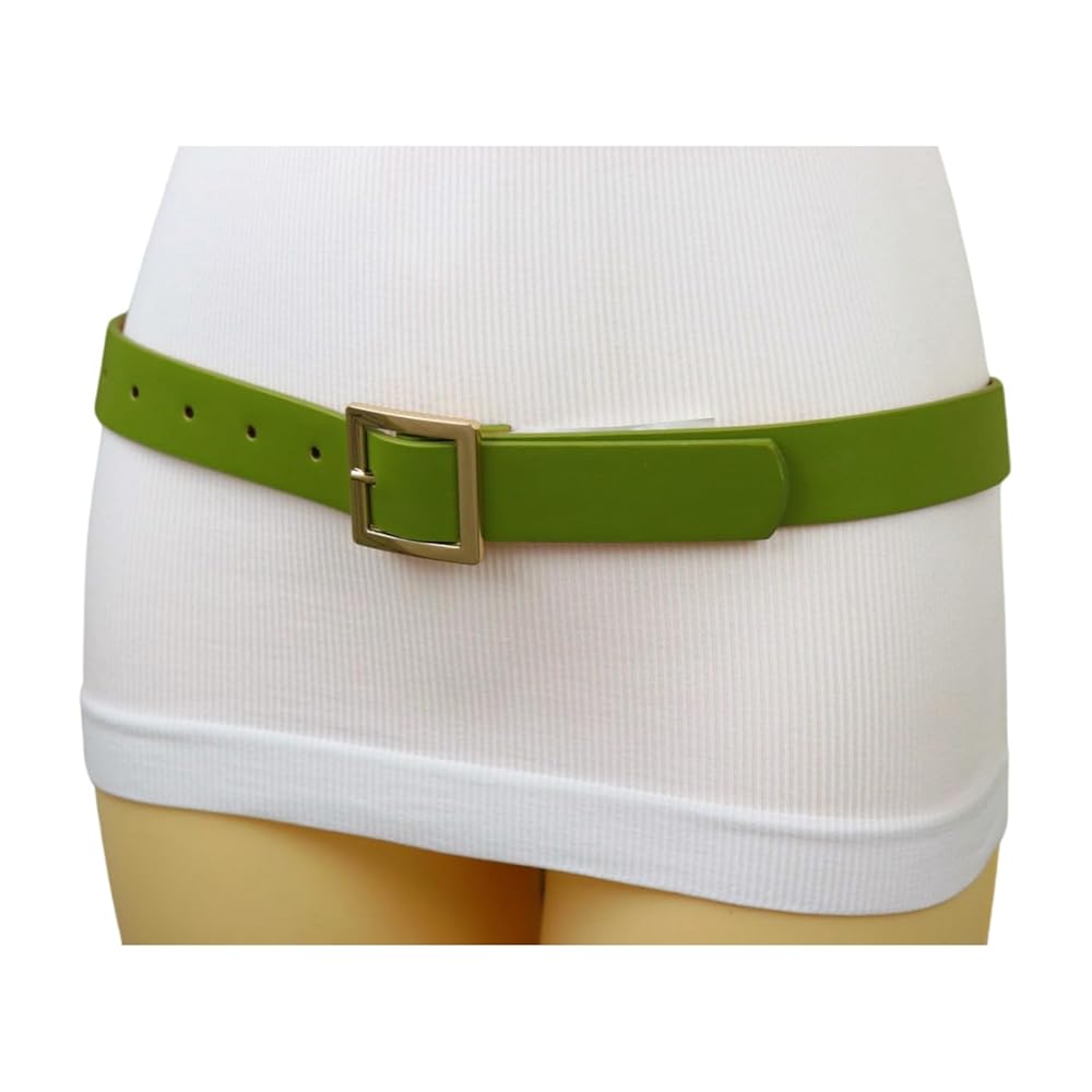 未使用　TOMORROWLAND Dark green leather belt Buy Men's Forest Green Leather Belt - LeatherBeltsOnline.com